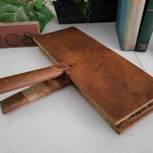 Antique Whittmore No. A10 Cotton Carders, L. S. Watson & Co., Primitive Pair of Cotton Carders  #1751