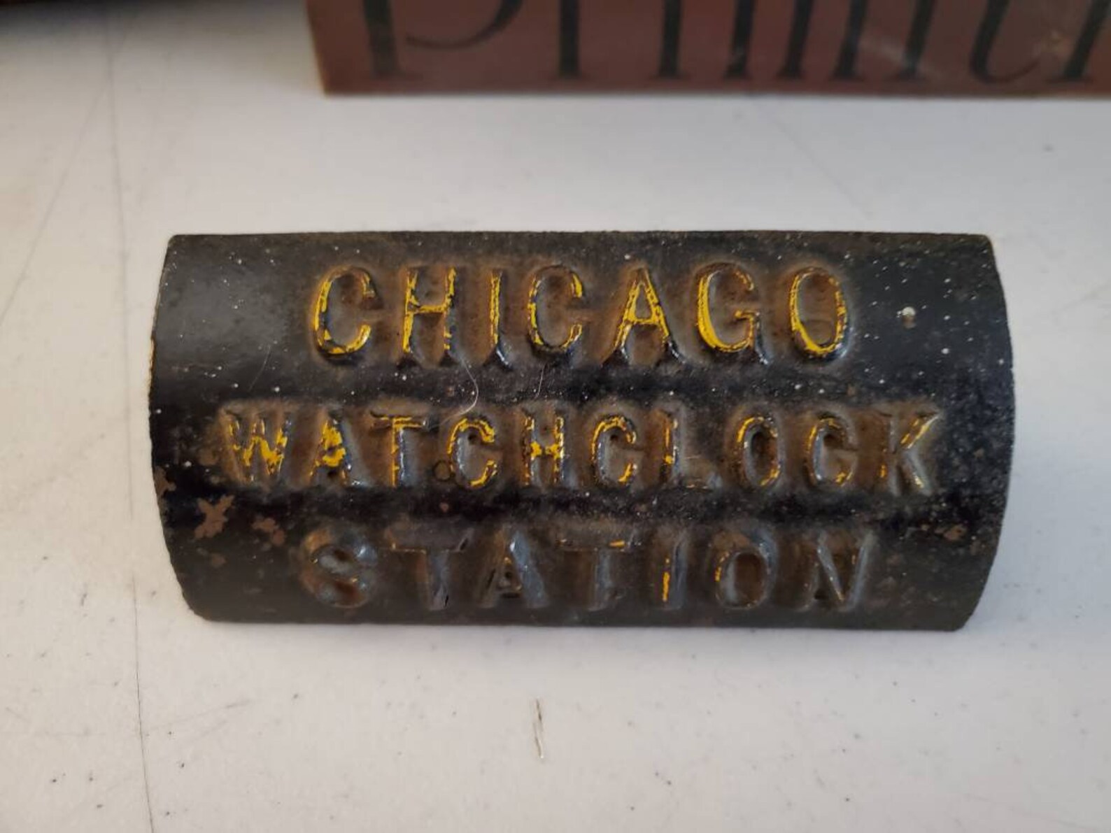Antique Cast Iron Chicago Watchclock Station Key Box no Key Etsy
