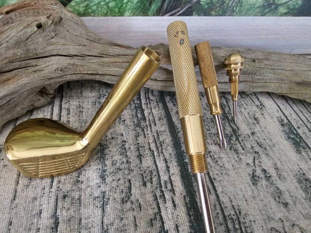 Brass Golf Club 4 Piece Screwdriver Set Novelty Golf Gift Etsy