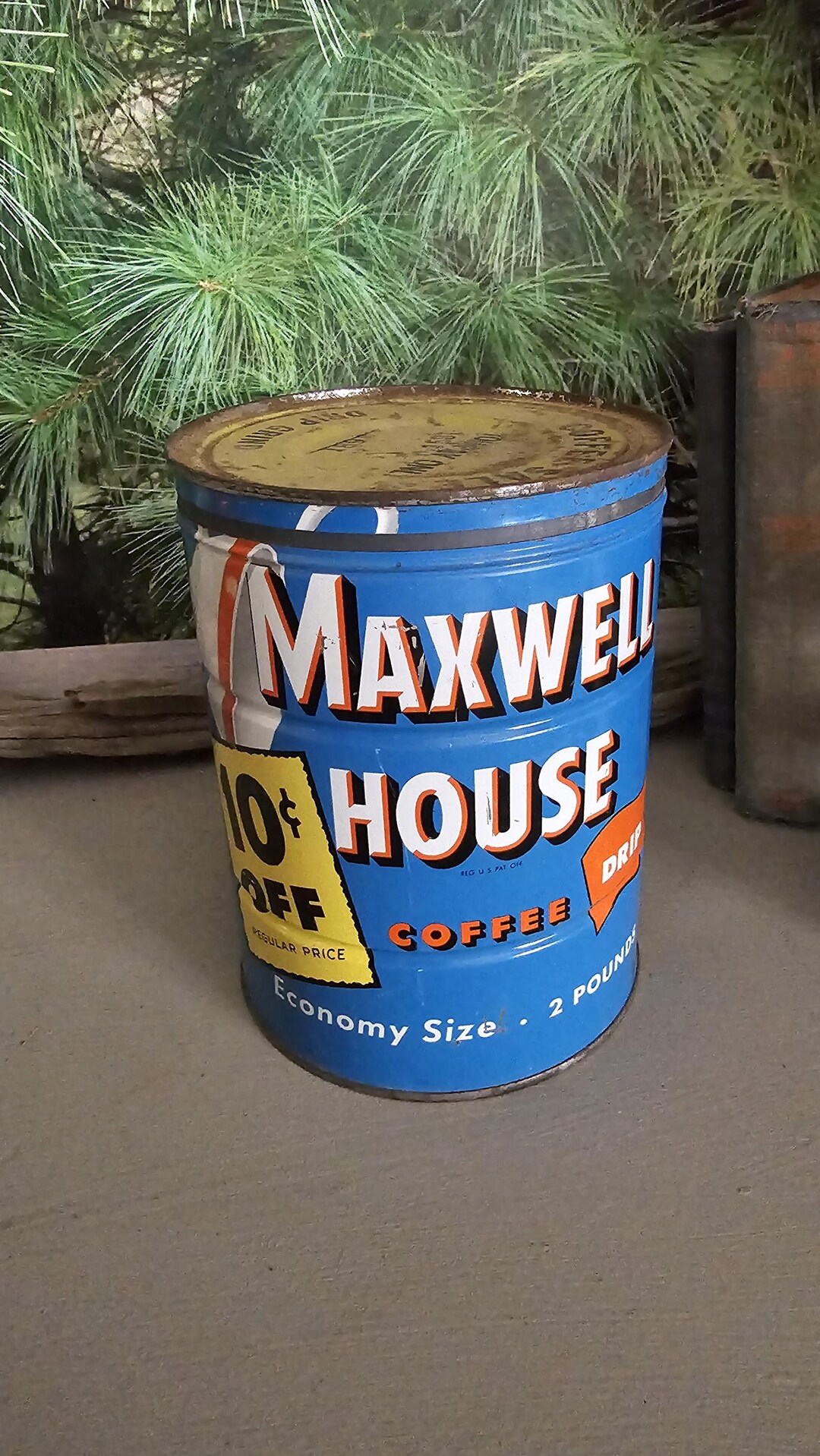 Vintage Maxwell House Coffee Can