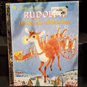 Rudolph The Red-Nosed Reindeer A Little Golden Book 1976 / Collectible Children&#39;s Book
