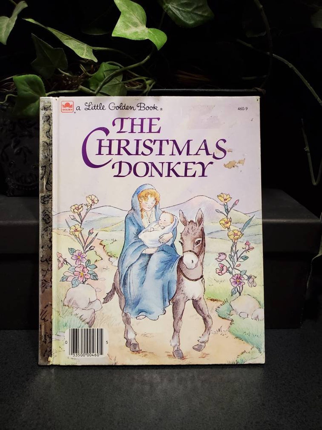 1984 A Little Golden Book the Christmas Donkey / Vintage Christmas