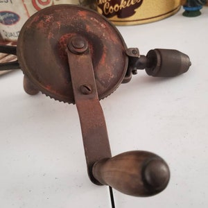 Antique Shoulder Drill / Vintage Breast Drill Tool 1782 image 7