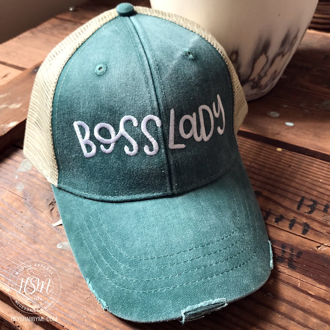 Boss Lady Hat Women's Hat Summer Hat Boss's Day Etsy