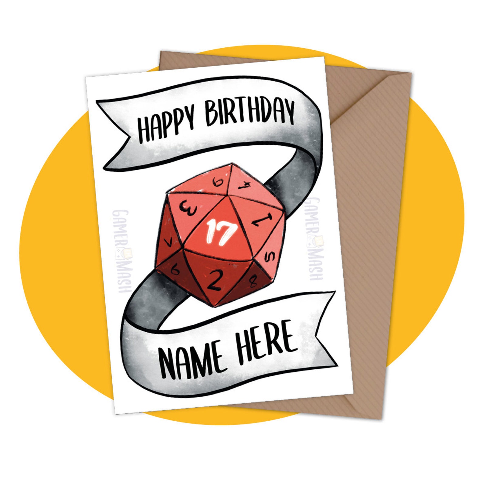 PERSONALISED BIRTHDAY CARD Dungeons &amp; Dragons Themed | Etsy