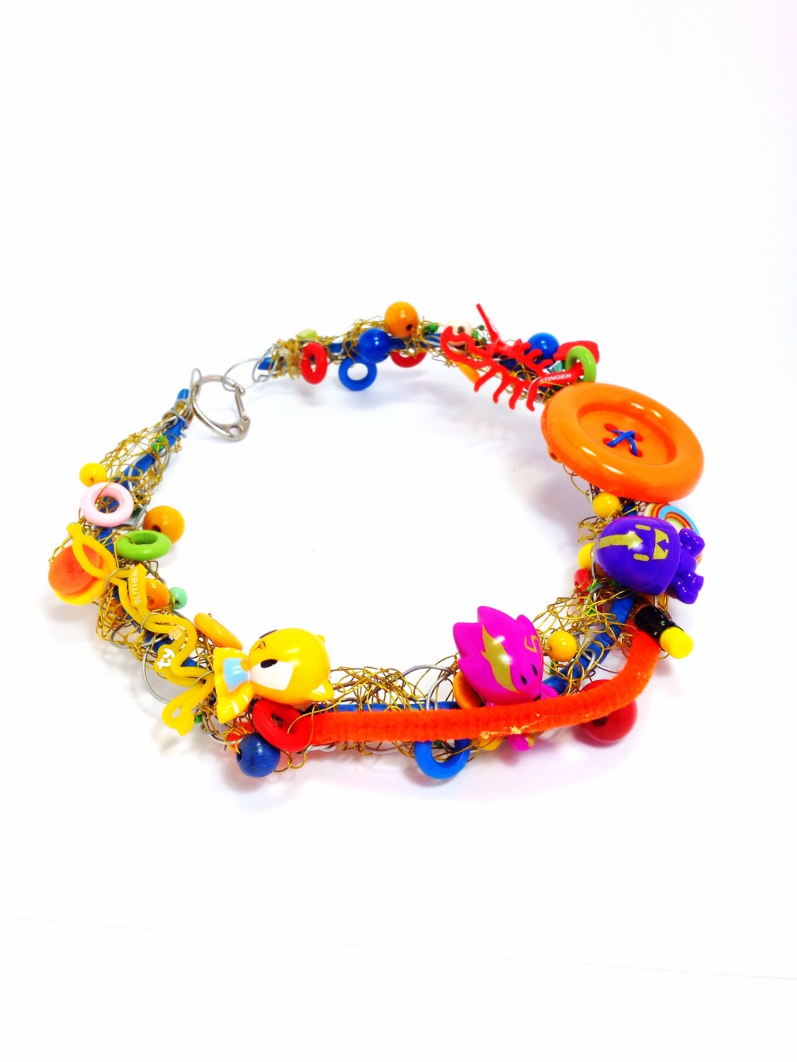 Clowncore Toy Necklace/funky Necklace/fun Etsy UK