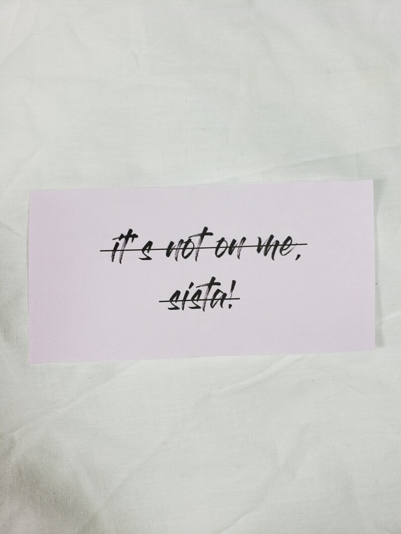 It S Not On Me Sista Harry Styles Quote Laptop Sticker Etsy