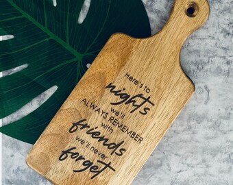 Ready to ship - Engraved Charcuterie Board - Funny Messages, perfect gift