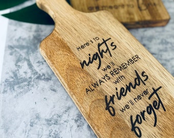 Engraved Charcuterie Board - Customized