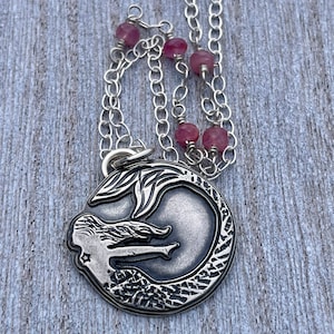 Sterling Silver Mermaid Necklace Handmade
