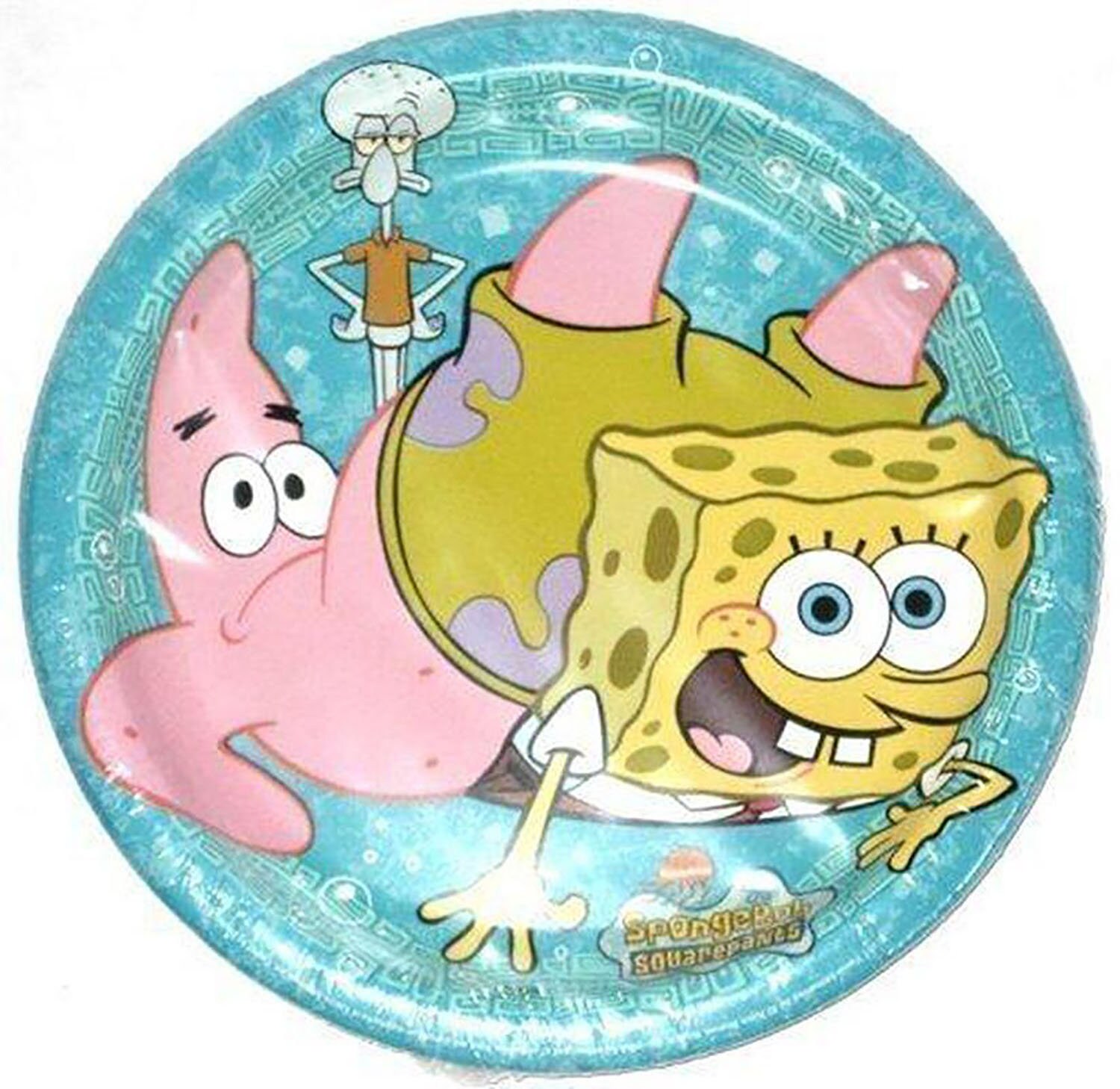 SpongeBob Square Pants Dessert Plates 8 Per Package Birthday Party Supplies