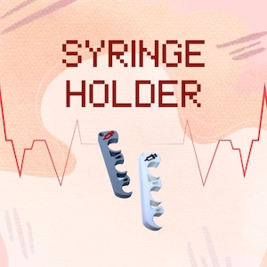 Syringe Holder (Nurses, Paramedics, EMTs, Respiratory Therapists, Physicians, etc)
