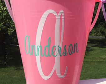 Adorable Personalized Sand Pails-Great for Flower Girl Gifts, or Birthday Gifts!