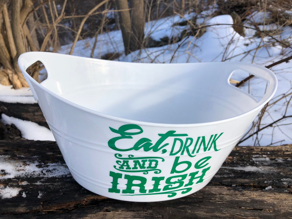 Eat Drink and Be Irish Basketsperfect for St. Patrick's Etsy