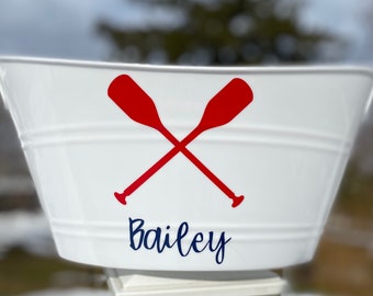 Crew/Rowing/Nautical/Anchors/Sailing/Boating Personalized basket -Easter baskets, organizers, baby showers, gift basket