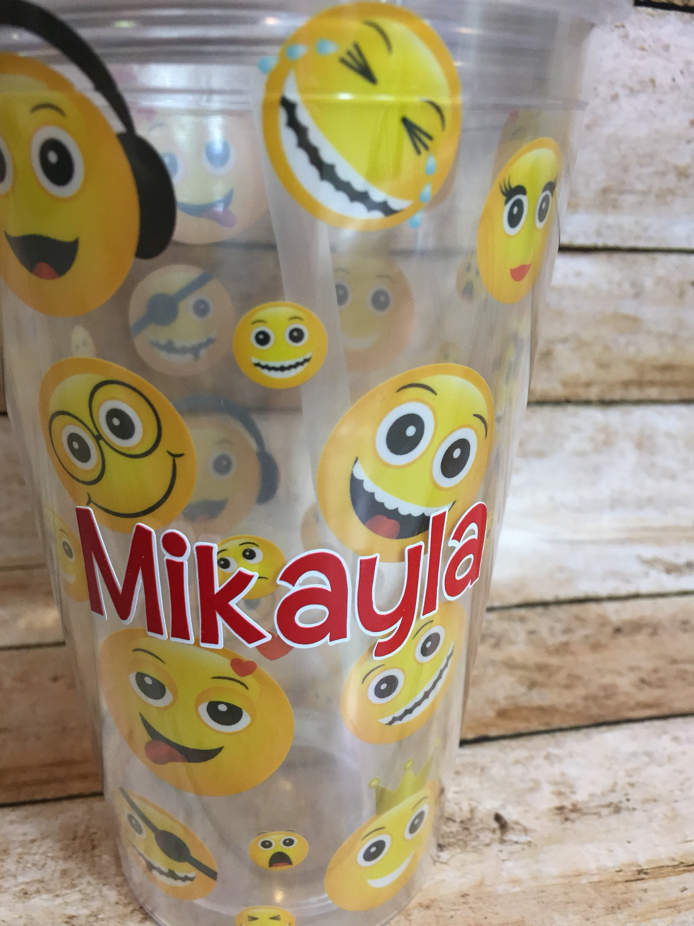 Personalized Emoji Tumblers 14 oz. BPA FreePerfect gifts and Etsy