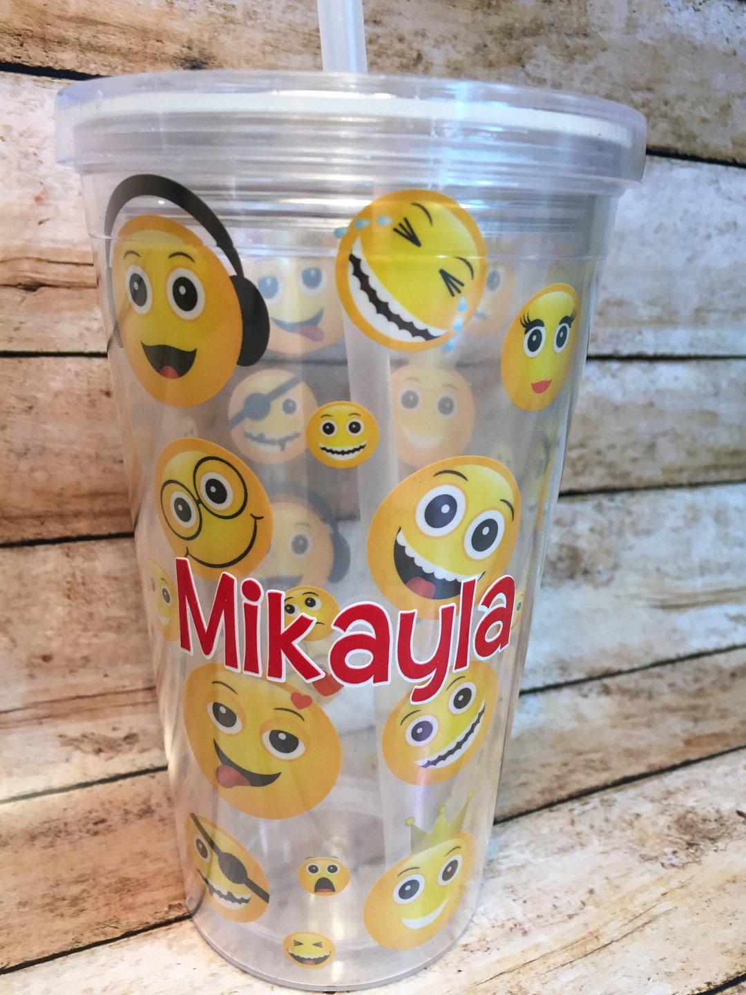 Personalized Emoji Tumblers 14 Oz. BPA Freeperfect Gifts and Etsy