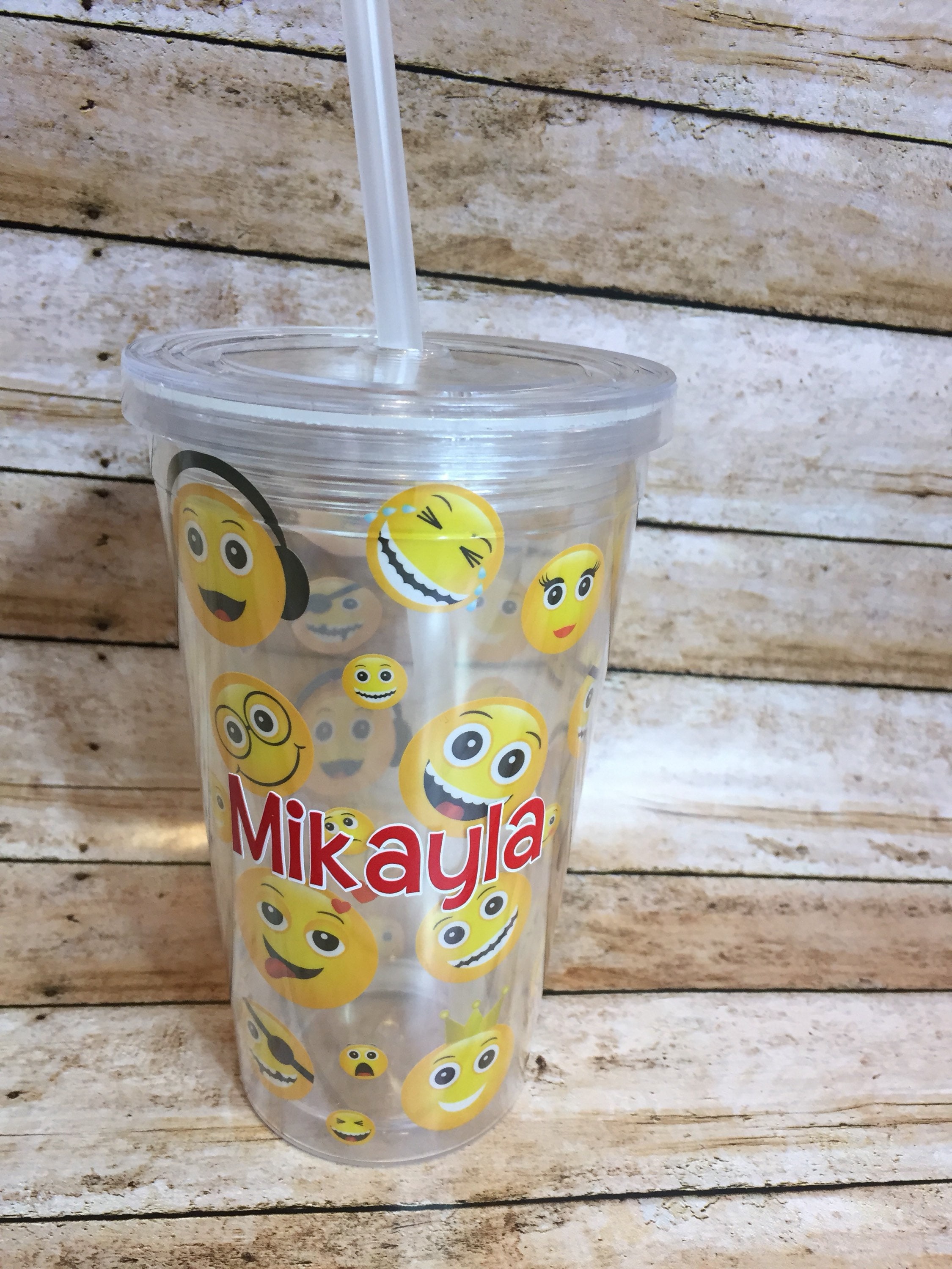 Personalized Emoji Tumblers 14 oz. BPA FreePerfect gifts and Etsy