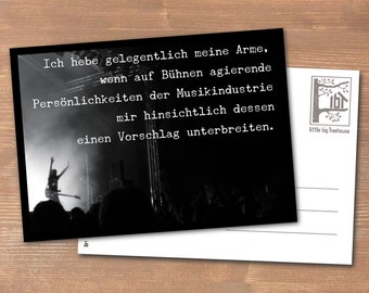 Postkarte 02: Put your hands in the air!