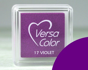 Violet / Lilas // Tampon encreur Versa Color // 2,5 x 2,5 cm