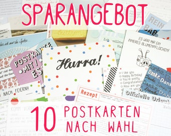 SPAR - ANGEBOT - 10 Postkarten nach Wahl