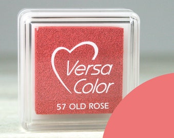 Vieux Rose // Tampon encreur Versa Color // 2,5 x 2,5 cm