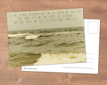 Postcard How great you are. Carbon neutral print on recycling paper