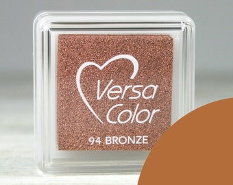 Bronze // Stempelkissen Versa Color // 2,5 x 2,5 cm