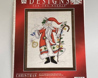 Father Christmas #1981 Christmas Traditions CrossStitch Designs f/t Needle 1997