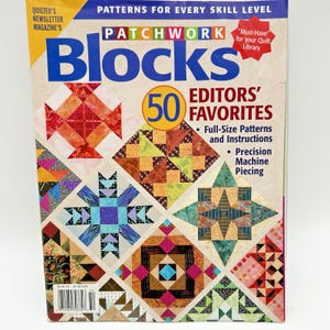 Quilters Newsletter Magazine: Patchwork Block Patterns, Sewing Ideas - 2005