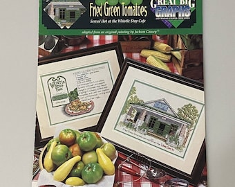 Great Big Graphs Fried Green Tomatoes Counted Cross Stitch WhistleStop Cafe RARE