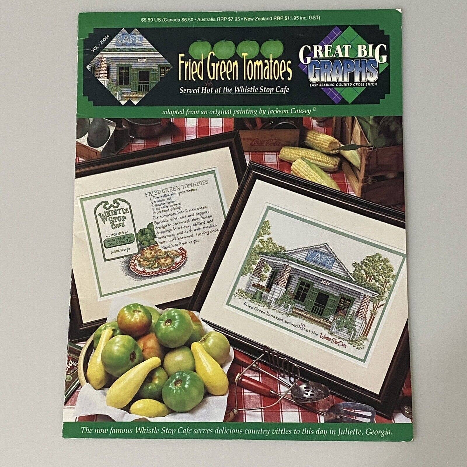 Great Big Graphs Fried Green Tomatoes Counted Cross Stitch Great Big Graphs Fried Green Tomatoes Counted Cross Stitch