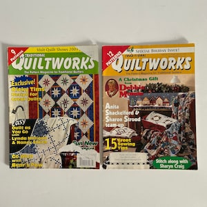 Vintage, Traditional Quiltworks, Magazines, 2001 & 2002 - LOT of 2 (Used)