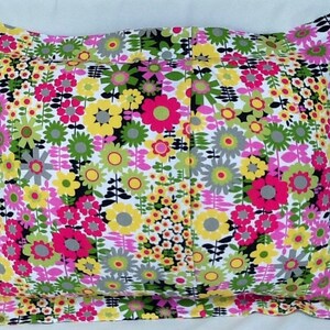 Floral Multicolor Bed Pillow Sham, Standard Size image 3