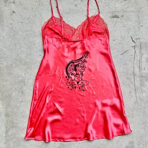 silk slip dress coral under $500 Cute Satin Dress - Coral Pink Dress - Ruched Dress - Mini Dress
