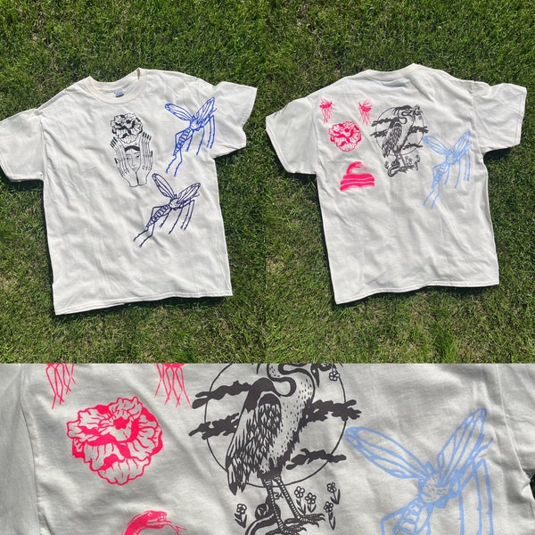 Swamp Headache - hand printed shirts