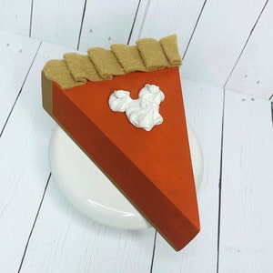 Disney Inspired Mouse Thanksgiving Pumpkin Pie Fall Wooden Tiered Tray Decor