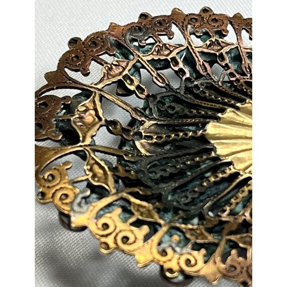 Gorgeous Art Deco pendant statement necklace with… - image 10