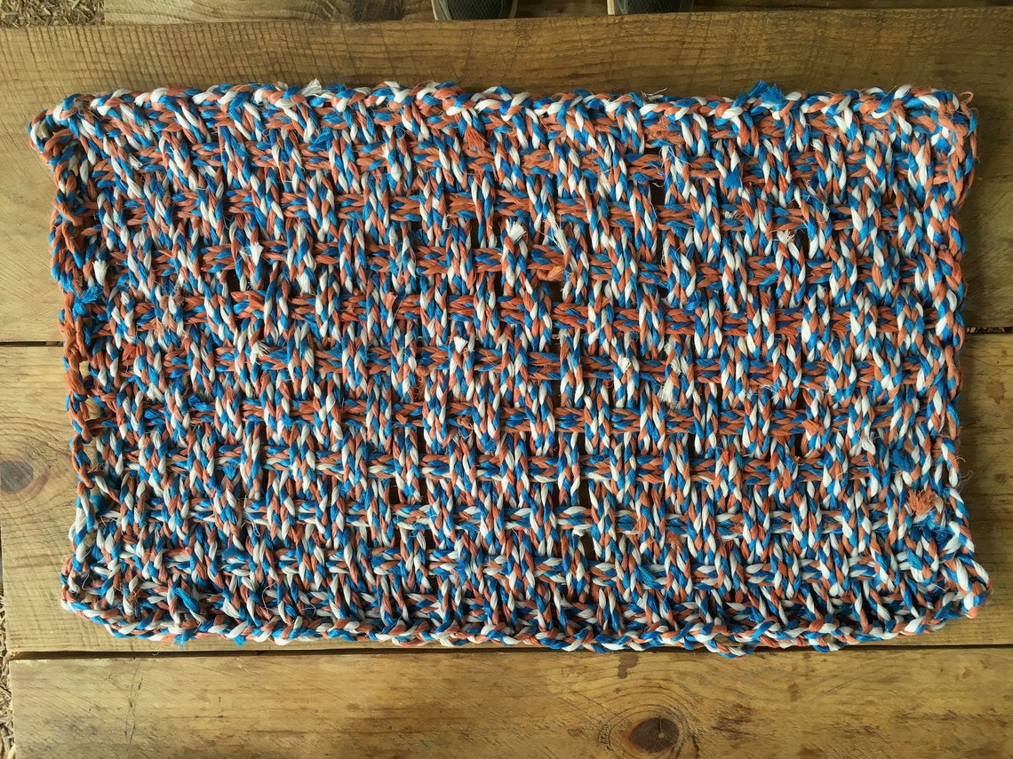 Recycled Upcycled Baling Twine Rugs and Mats | Etsy