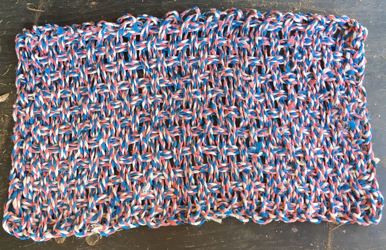 Recycled, Upcycled Baling Twine Rugs and Mats - Etsy