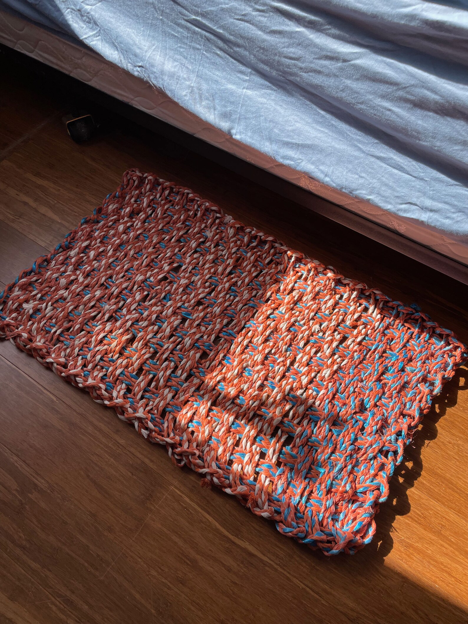 Recycled Upcycled Baling Twine Rugs and Mats | Etsy