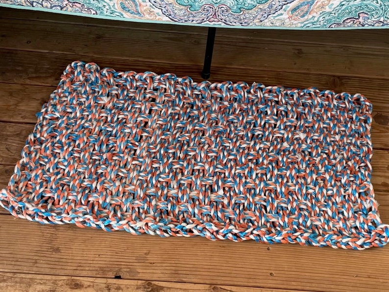 Recycled, Upcycled Baling Twine Rugs and Mats - Etsy