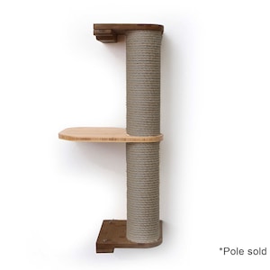 Cat Furniture, Cat Shelf, Scratching Pole Shelf, Scratching Post, Sisal Cat Tree Shelf, Cat, Cat Wall Furniture, Cat Shelves, Cat Scratcher