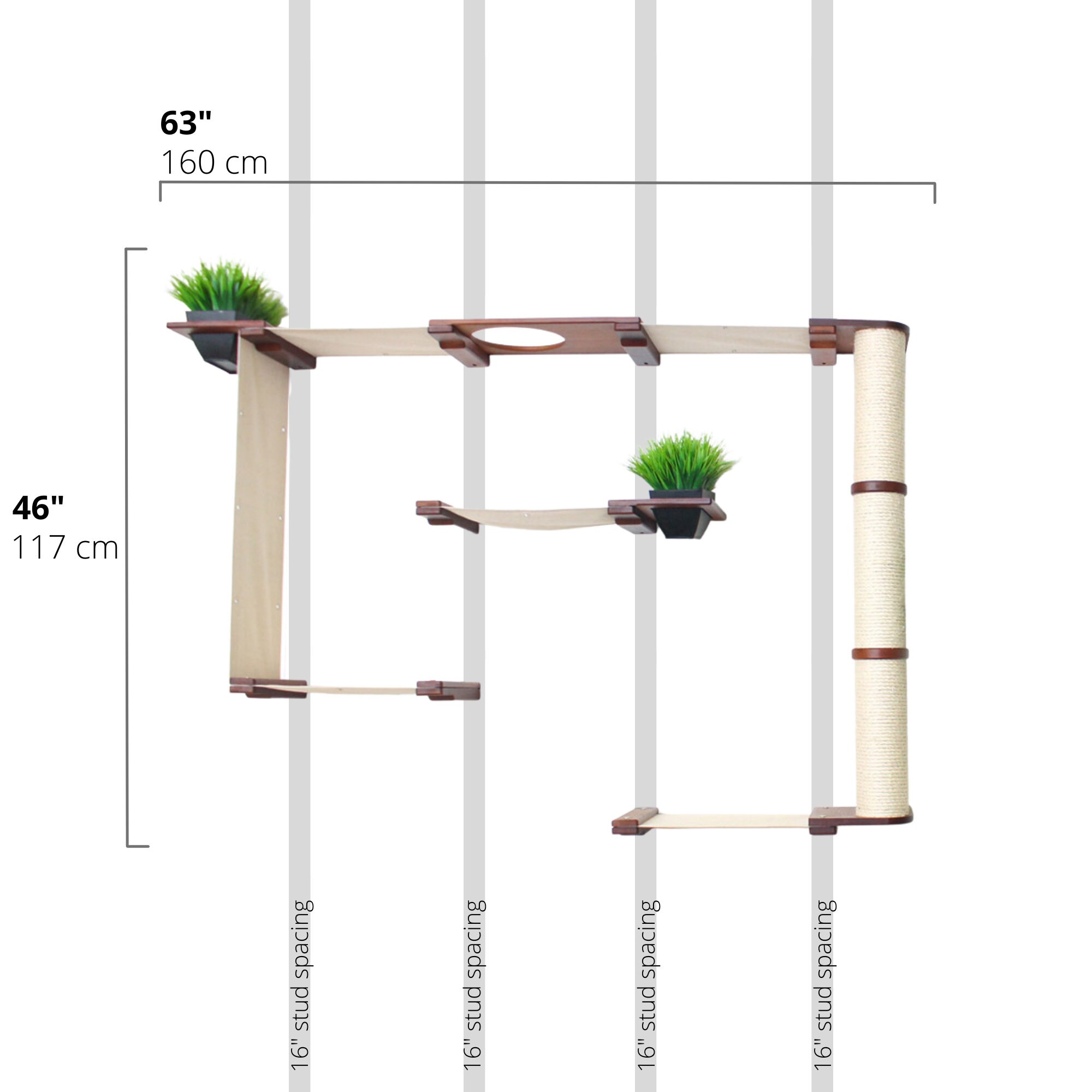 Mini Garden Cat Condo Cat Hammock Cat Scratching Post Cat - Etsy