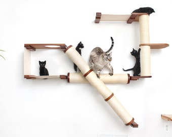 Cat Pole, Cat Tree, Cat Wall Furniture, Cat Wall, Cat Shelves, Cat Scratcher, Cat Furniture, Cat Scratching Posts, Cat Climb Pole