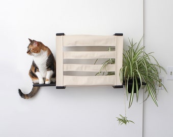 Deluxe Cat Cubby Planter or Cat Cubby Feeder Cat Furniture Cat Hammock Cat Condo Cat Shelf Cat Shelves Cat Play | Catastrophic Creations