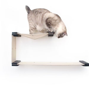 Cat Hammock, Cat Tree, Modern Cat Furniture, Cat Wall Furniture, Cat Hammocks, Cat Bed, Hanging Cat Condo, Cat Wall Hammock, Cat Wall Shelf