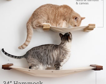 Cat Hammock - Cat Bed Cat Furniture Cat Shelves Cat Shelf Cat Hammock Cat Tower Cat Wall Bed Cat Tree Cat Fun |Catastrophic Creations