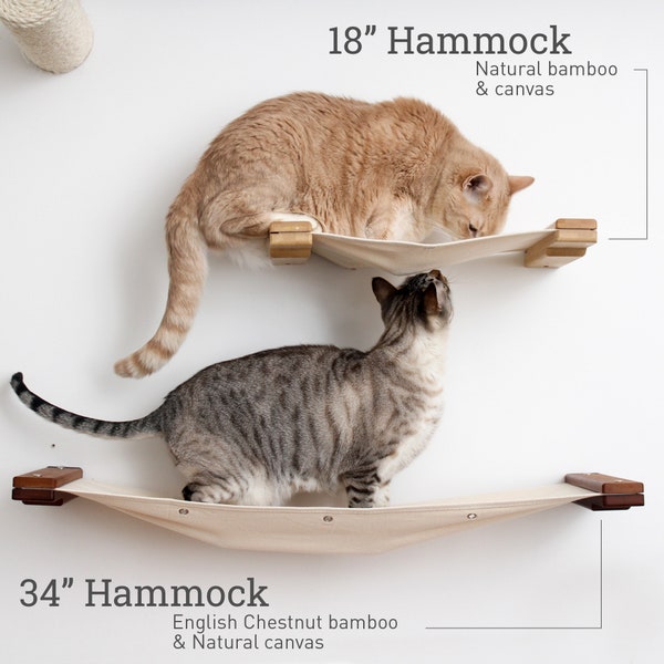 Cat Hammock - Cat Bed Cat Furniture Cat Shelves Cat Shelf Cat Hammock Cat Tower Cat Wall Bed Cat Tree Cat Fun |Catastrophic Creations