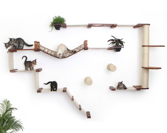 Cat wall furniture - Juggernaut Cat Condo, Cat Bed, Cat Shelves, Cat Bridge, Cat Hammocks, Cat Scratching Posts, Cat Tree, Cat Tower